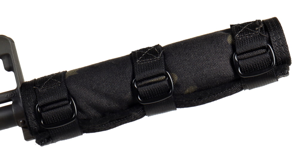 USED Shark Coast Tactical Suppressor Cover, 7in, Black Camo, 200-024-0700-01, EDEMO1, Condition Fair, Other