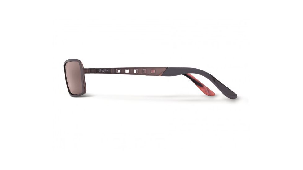 Maui Jim Shark Pit Sunglasses w/ Copper Frame and Maui Rose Lenses - R228-23, Side View