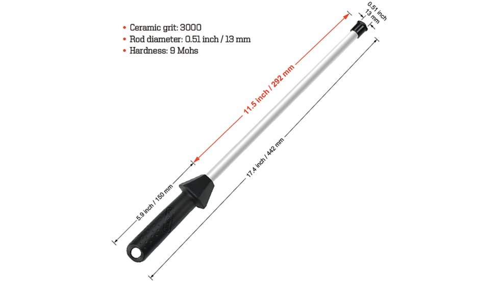 Sharpal Ceramic Sharpening Rod SHP109R