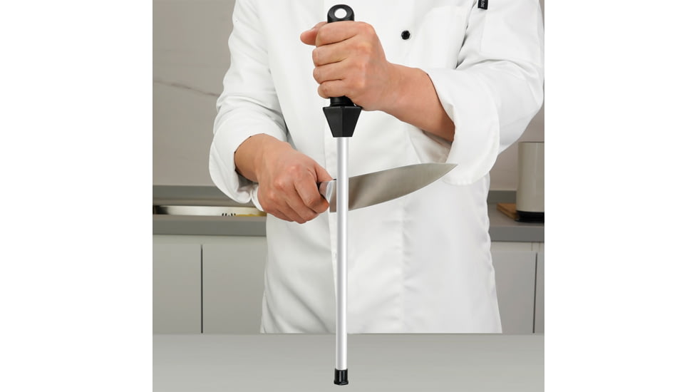 Sharpal Ceramic Sharpening Rod, 17.5in Overall, 12in Ceramic Rod, 3000 Grit, 109R