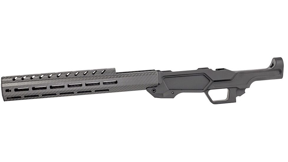 Sharps Bros. Heatseeker Chassis w/14 in Carbon Fiber Handguard for Howa 1500 Mini Action, Black, SBC01