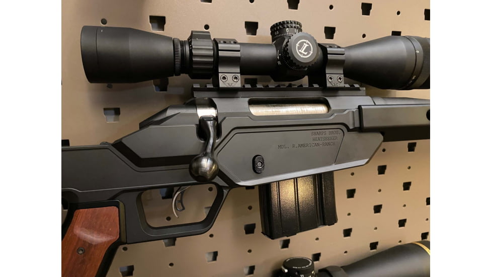 Sharps Bros. Heatseeker Ruger American Ranch Chassis w/14in Handguard, .223 Remington, 300 Blackout, 350 Legend, 6.5 Grendel, 450 Bushmaster, Black, SBC05