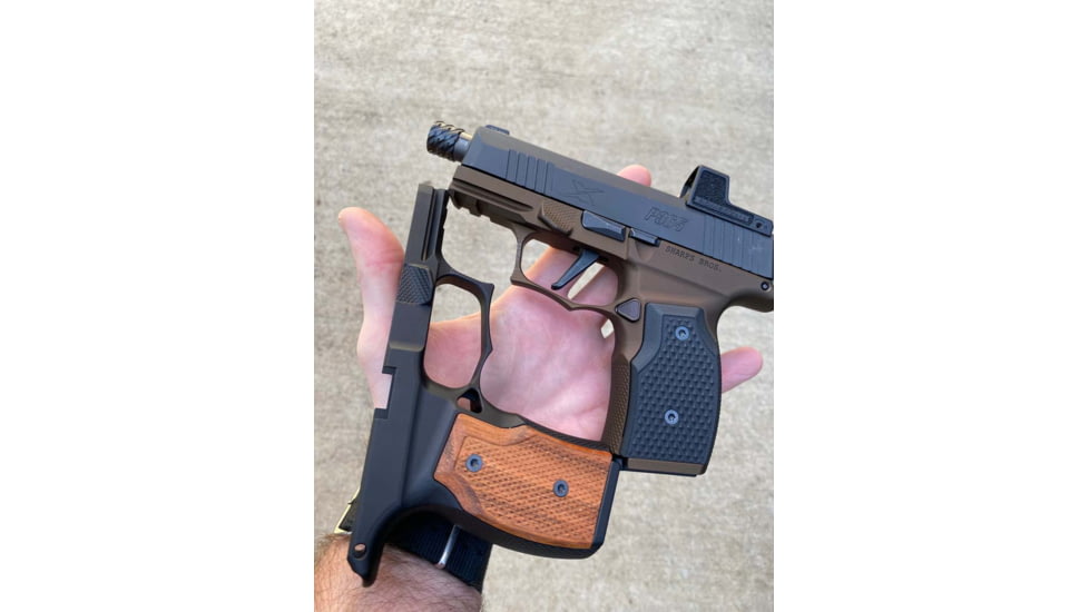 USED, Sharps Bros. Grip Module, P365X/p365XL, OD Green/Black, SBGM03