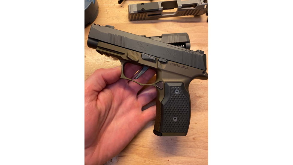 USED, Sharps Bros. Grip Module, P365X/p365XL, OD Green/Black, SBGM03