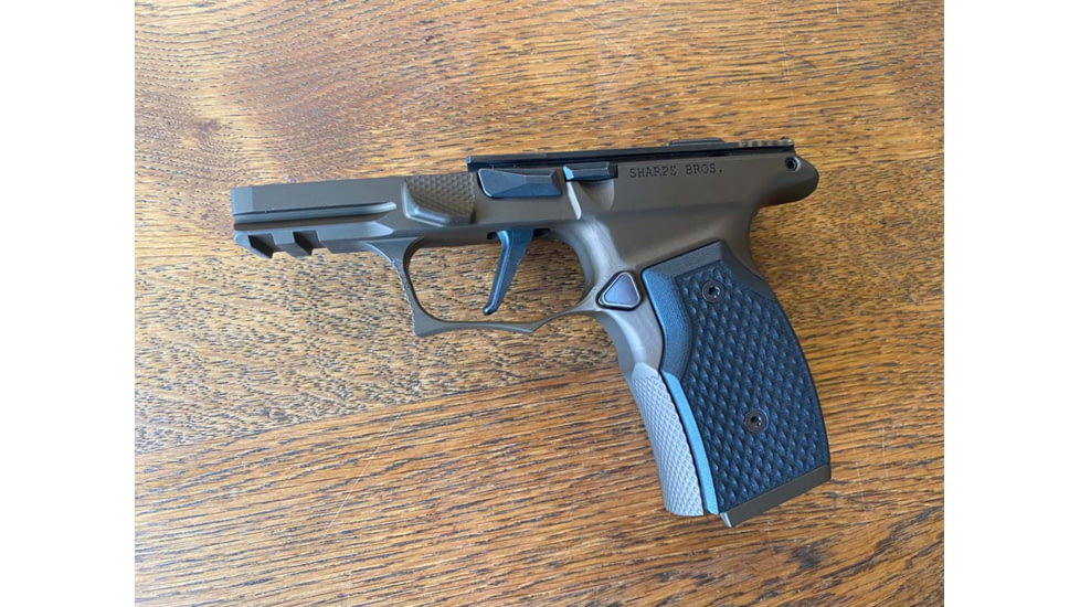 USED, Sharps Bros. Grip Module, P365X/p365XL, OD Green/Black, SBGM03