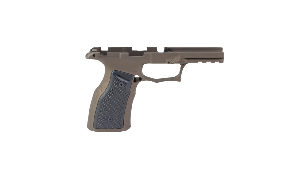 Sharps Bros Sharps Bros P365 Xmacro Pistol Grip Module, Bronze W/Black Aluminum Grips, Manual Safety Cut, SPB-SBGM07-G3-BRZ