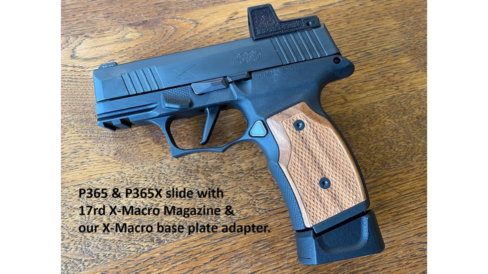 Sharps Bros. SIG Sauer P365X/P365XL Grip Module, Black, SBGM01