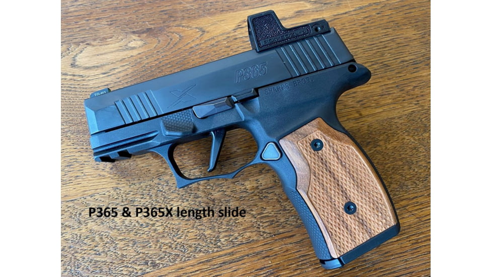 Sharps Bros. SIG Sauer P365X/P365XL Grip Module, Black, SBGM01