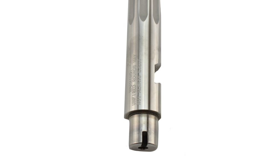 Shaw 10/22 .920 Profile Bull Barrel 18 in Spiral Flute, Threaded, Polished Stainless, 1022BSSHF18TM