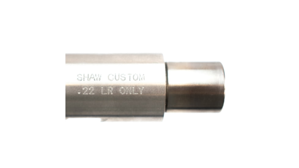 Shaw 10/22 .920 Profile Bull Barrel 18 in Straight Flute, Polished Stainless, 1022BSSSF18