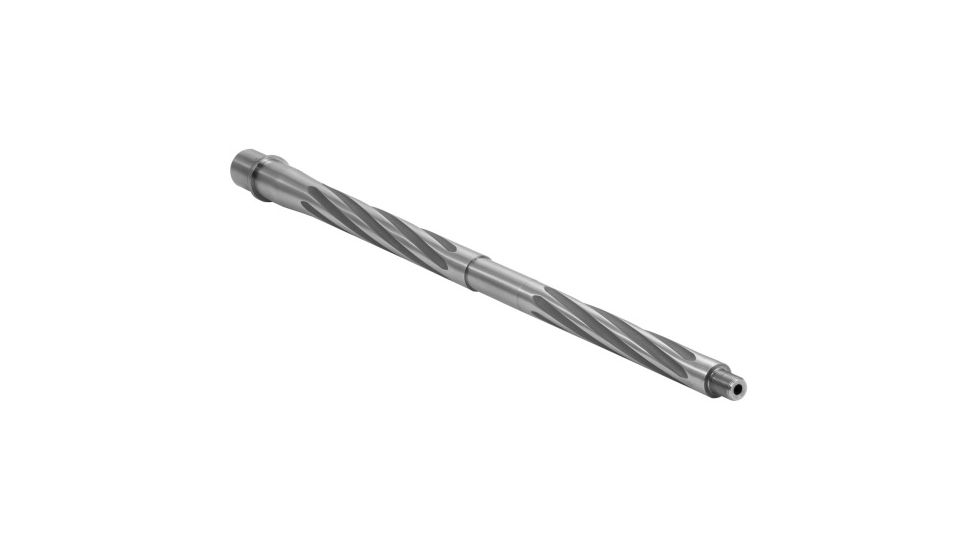 Shaw 223 Wylde HBar Helical Flute, 20 in, 1/2x28 Threads, Polished Stainless, AR15HBSSHF20WYLD