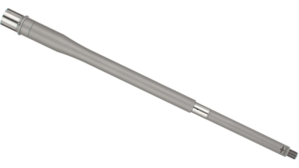 Shaw AR-10 22 Creedmoor Threaded Barrel, 20in, No Flute, HBAR Profile, 1-8 Twist, 5/8-24 Thread, Matte Stainless, AR10HBSS2022CM