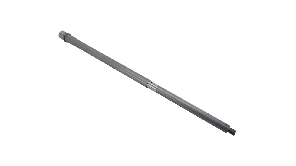 Shaw AR-15 204 Ruger Threaded Barrel, No Flute, 22in, HBAR Profile, 1-12 Twist, 1/2-28 Thread, Matte Stainless, AR15HBSS22204R