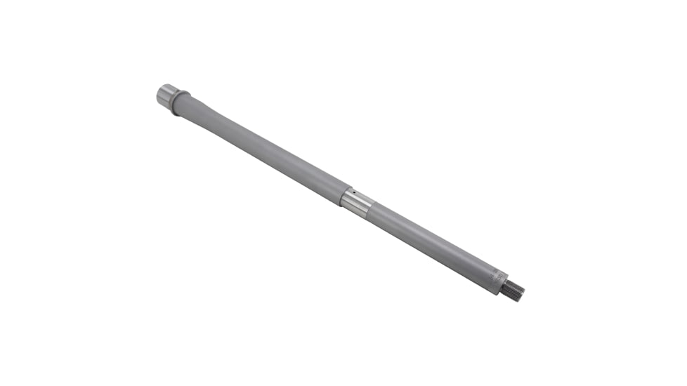 Shaw AR-15 22 ARC Threaded Barrel, 16.5in, No Flute, HBAR Profile, 1-7 Twist, 1/2-28 Thread, Matte Stainless, AR15HBSS162ARC
