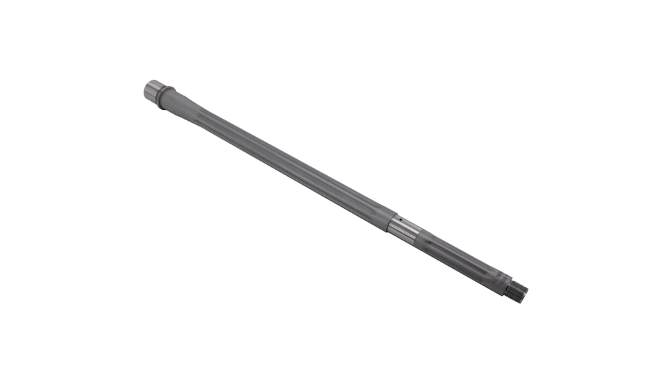 Shaw AR-15 22 ARC Threaded Barrel, Straight Flute, 18in, HBAR Profile, 1-7 Twist, 1/2-28 Thread, Matte Stainless, AR15HBSSSF182ARC