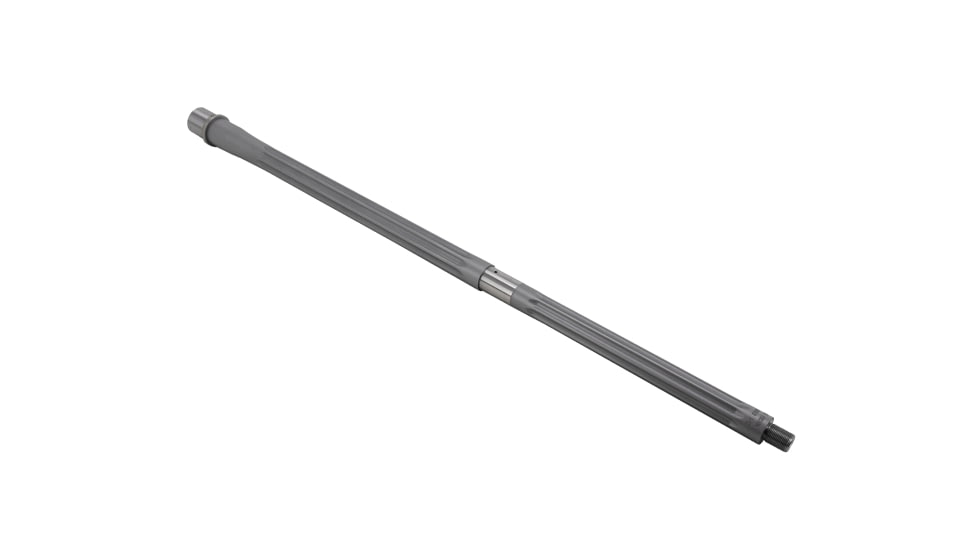 Shaw AR-15 22 ARC Threaded Barrel, Straight Flute, 22in, HBAR Profile, 1-7 Twist, 1/2-28 Thread, Matte Stainless, AR15HBSSSF222ARC