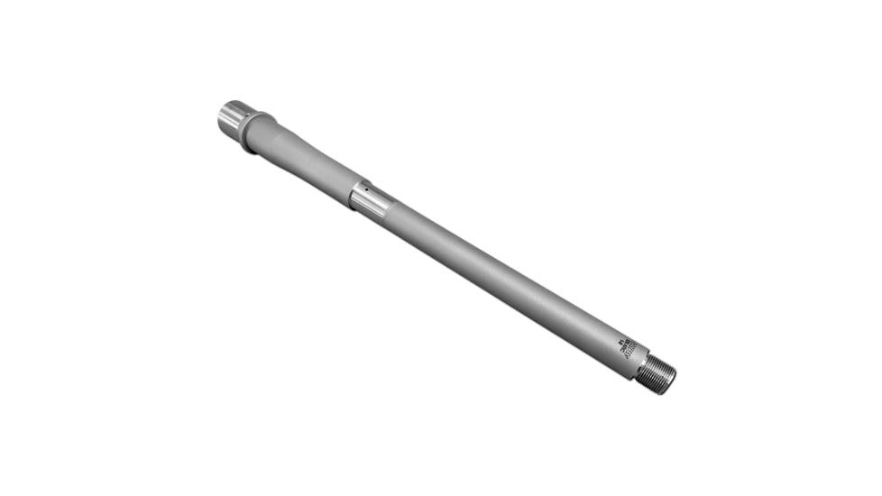 Shaw AR-15 338 ARC Threaded Barrel, 12.5in, No Flute, HBAR Profile, 1-8 Twist, 5/8-24 Thread, Matte Stainless, AR15HBSS123ARC