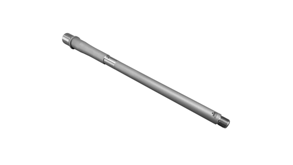 Shaw AR-15 338 ARC Threaded Barrel, 14.5in, No Flute, HBAR Profile, 1-8 Twist, 5/8-24 Thread, Matte Stainless, AR15HBSS143ARC