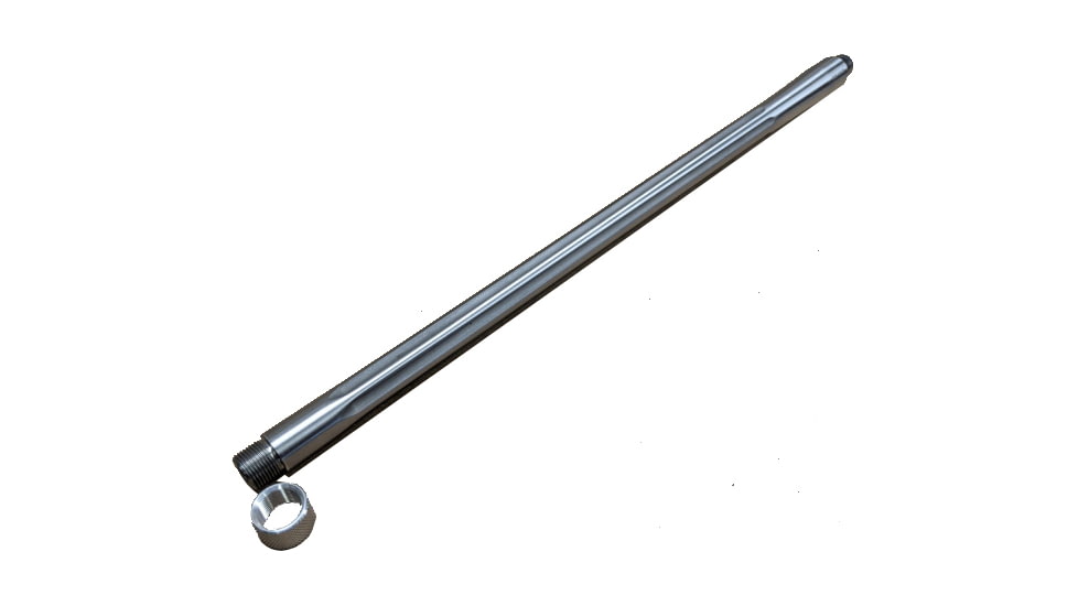 Shaw Ruger 10/22 22 LR Threaded Rifle Barrel, Straight Flute, 18in, Factory Contour, 1-16 Twist, 1/2-28 Thread, Polished Stainless, 1022FSSSF18TM