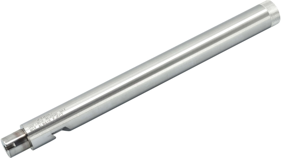 Shaw Ruger 22 Charger 22 LR Threaded Pistol Barrel, 10in, Bull Profile, 1-16 Twist, 1/2-28 Thread, Polished Stainless, 22CHBSS10TM