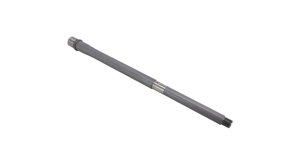 Shaw AR-15 300 HAMR Threaded AR Barrel, 16.5in, HBar, Mid, 1-12 Twist, Weight 4lb, Matte Stainless Barrel/Hard Coat Anodize Black Upp, AR15HBSS16HAMR12-UP