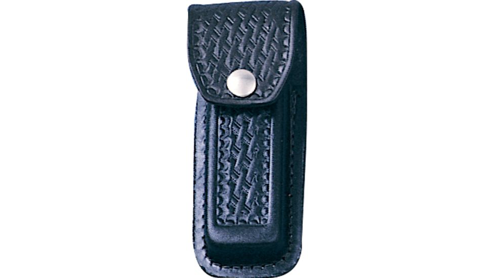Sheath Leather Belt Pouch, Black, Fits 4 1/2in. to 5 1/4in. Knife SH202