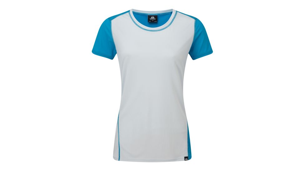 Shed, Mountain Equipment Lumen Tee - Womens, Ice/Digital Blue, 12, ME-003089-1434-12-DEMO