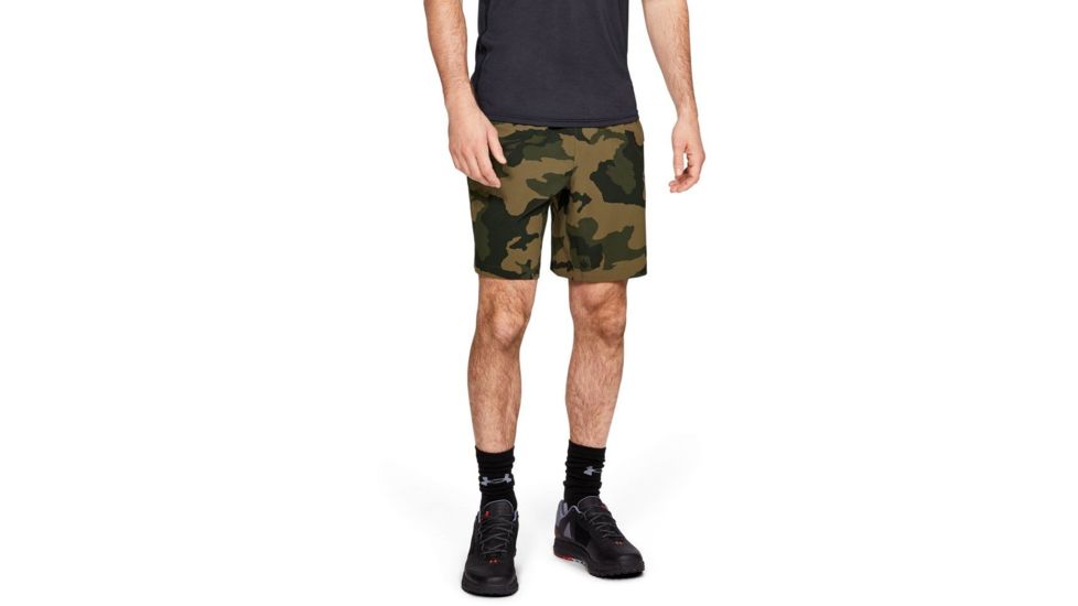 SHED, Under Armour Fusion Short - Mens, Guardian Green/Trail Green, Large, 1325884-315-L
