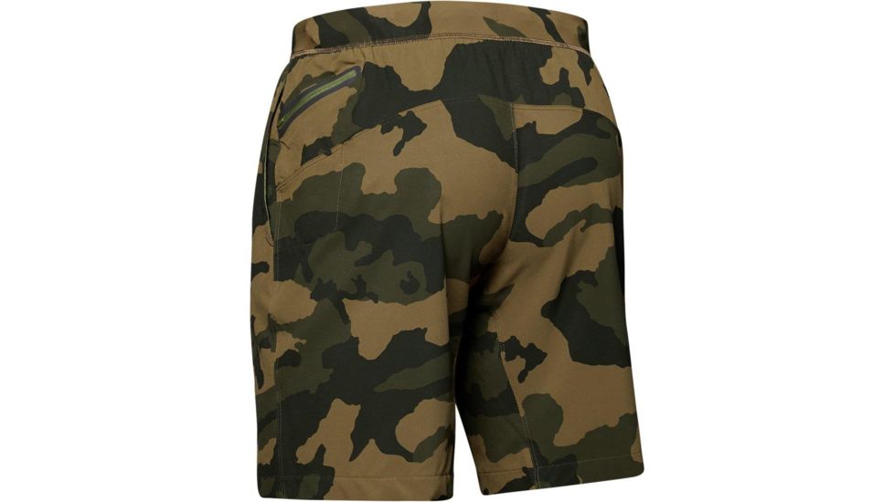 SHED, Under Armour Fusion Short - Mens, Guardian Green/Trail Green, Large, 1325884-315-L