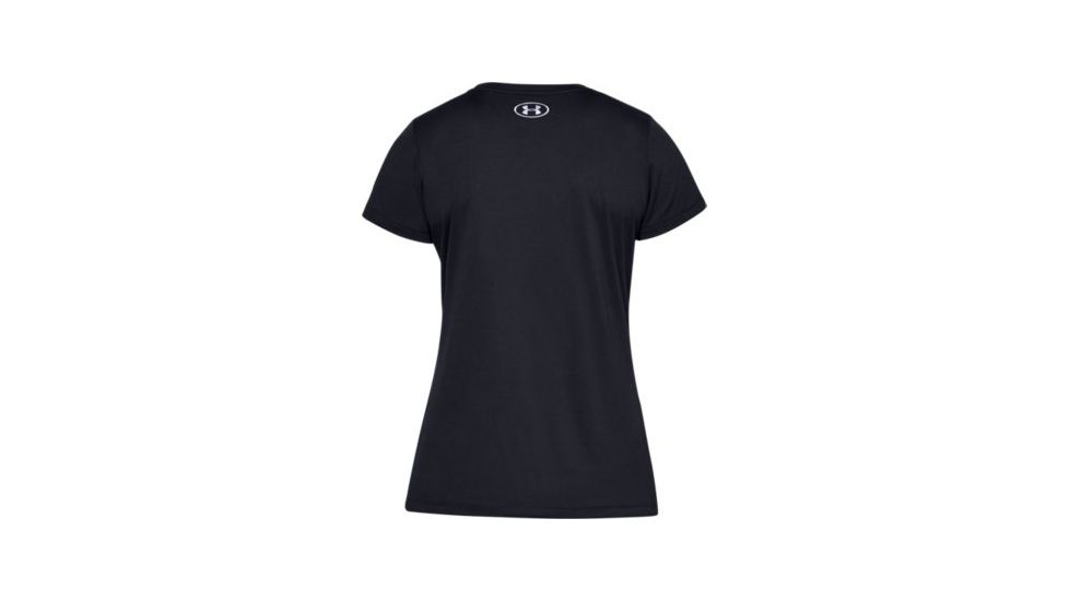 SHED, Under Armour Tech Wordmark Tee - Womens, Black, Small, 1345686-1-S