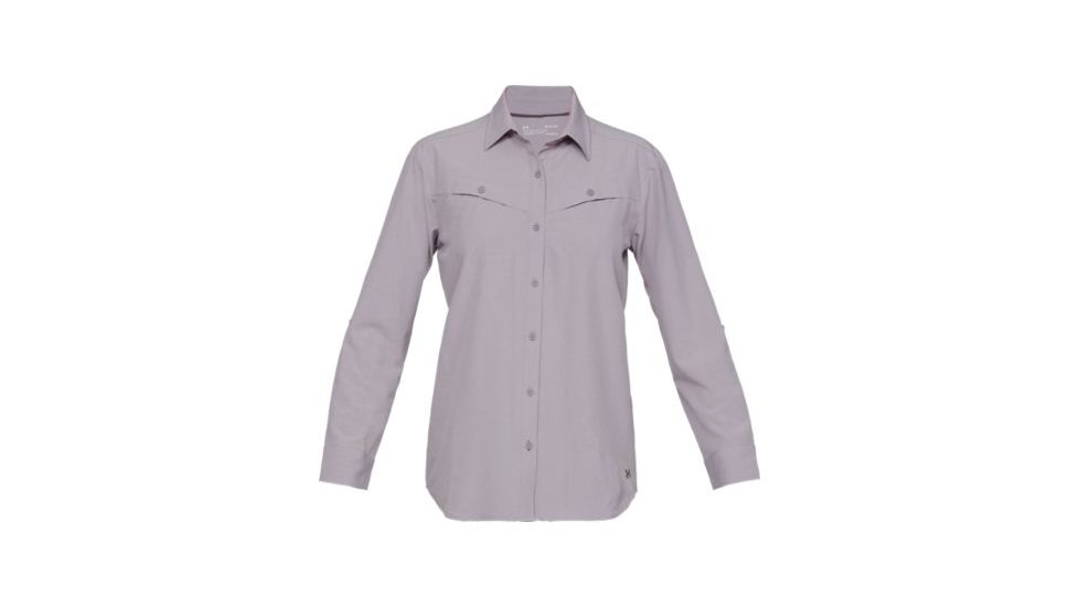 SHED, Under Armour Tide Chaser Long Sleeve Shirt - Womens, Tetra Gray, Small, 1327472-15-S