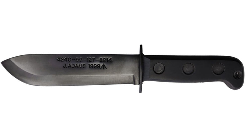 Sheffield MOD Pattern Fixed Knife, Black Oxide coated carbon steel blade, fiber handle SHE004