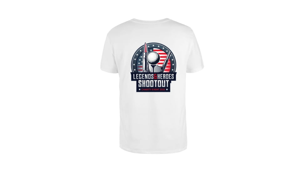 Shell Shock Technologies Shell Tech Legends &amp; Heroes T-Shirt - 2XL, STA-100100-WHITE-2XL