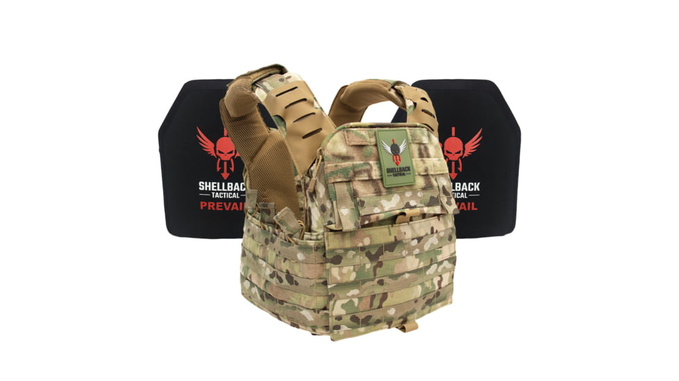 Shellback Tactical Banshee Elite 2.0 Lightweight Level III Armor System, Multicam, One Size, SBT-BANELT-LON-III-P-MC