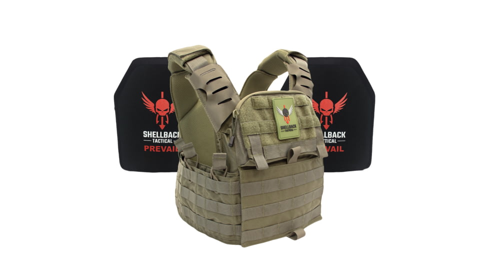 Shellback Tactical Banshee Elite 2.0 Lightweight Level III Armor System, Ranger Green, One Size, SBT-BANELT-LON-III-P-RG