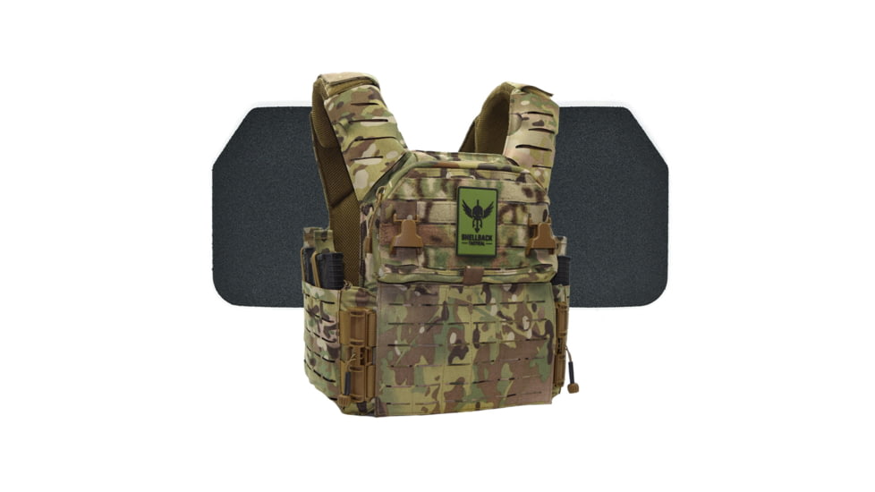 Shellback Tactical Banshee Elite 3.0 Body Armor Kit with Level III+ Model P5mmSAO Armor Plates, Multicam, S/M, SBT-BANELT3-P5MM-MC-SM