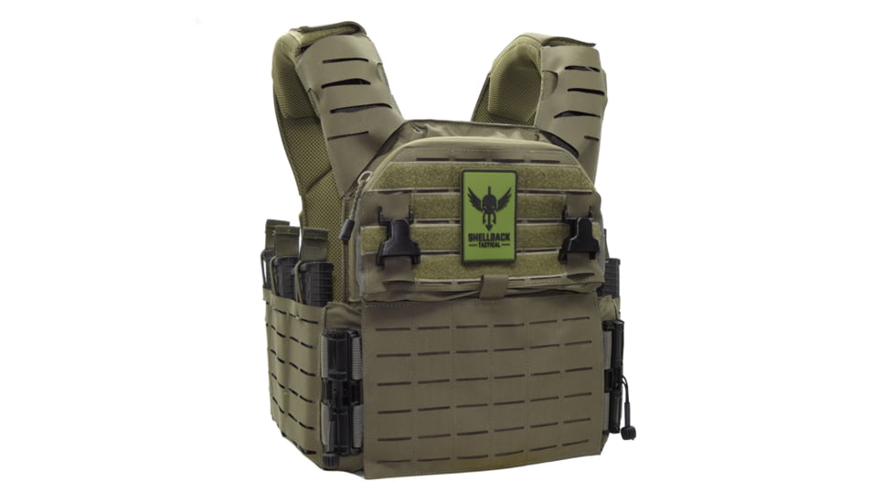 Shellback Tactical Banshee Elite 3.0 Plate Carrier, Ranger Green, 2X/3X, SBT-BANELT3-RG-2XL