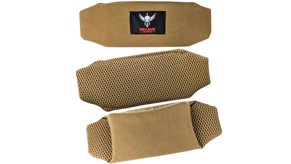 Shellback Tactical Banshee Shoulder Pads, Set of 2, Coyote Tan SBT-SPA2-CT