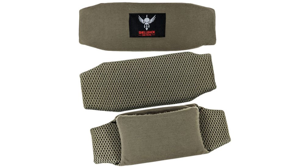 Shellback Tactical Banshee Shoulder Pads, Set of 2, Ranger Green SBT-SPA2-RG