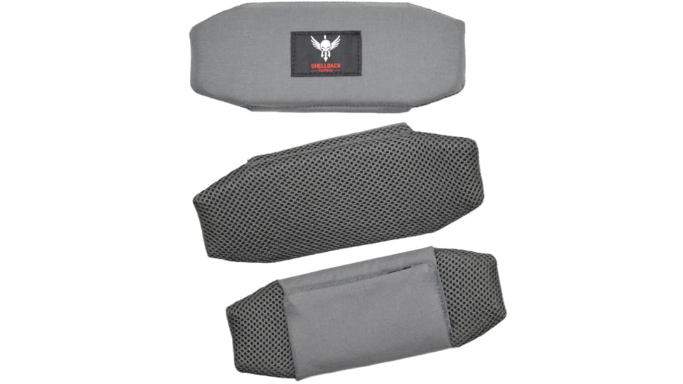 Shellback Tactical Banshee Shoulder Pads, Set of 2, Wolf Grey, One Size, SBT-SPA2-WG
