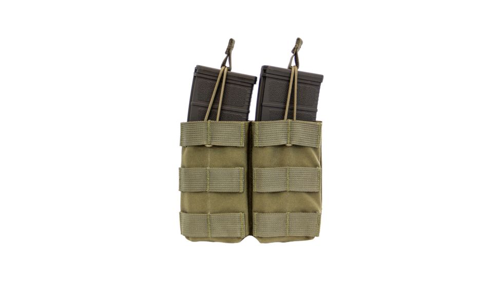 Shellback Tactical Double M4 Open Top Rifle Mag Pouch, Ranger Green, One Size Fits Most GSA-M4DOMP-RG