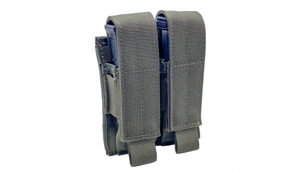 Shellback Tactical Double Pistol Mag Pouch, Molle compatible, Ranger Green, One Size, SBT-5000-RG