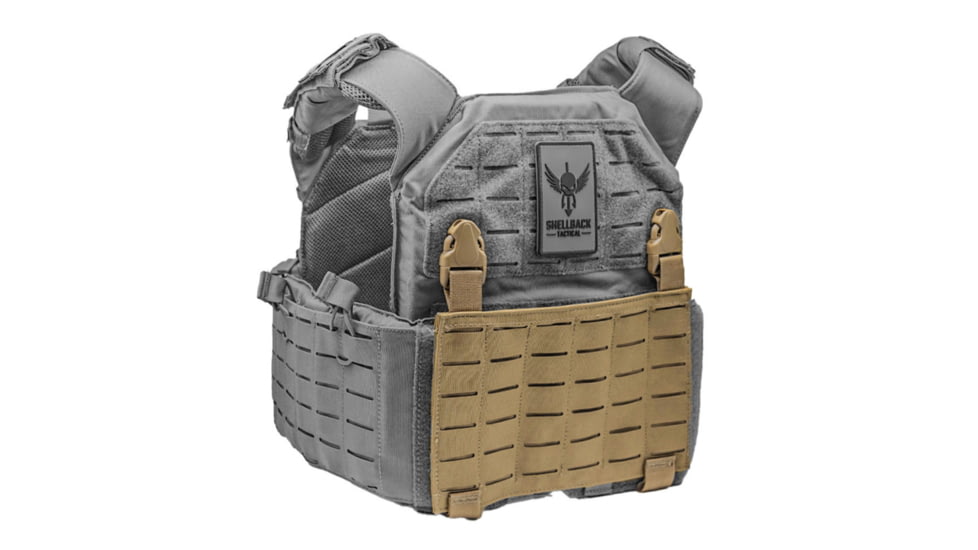 Shellback Tactical Laser Cut Molle Clip Placard 2.0, Coyote, One Size, SBT-7061-CT