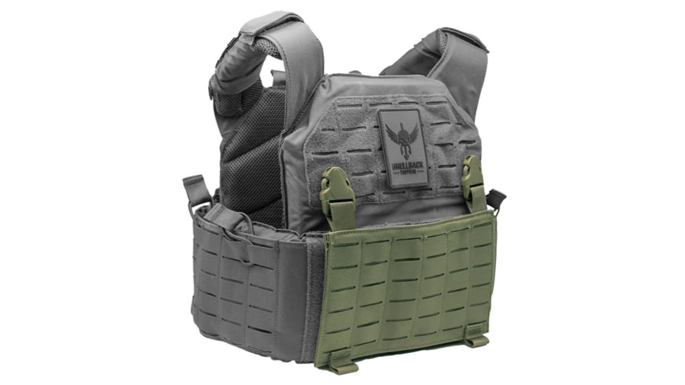 Shellback Tactical Laser Cut Molle Clip Placard 2.0, Ranger Green, One Size, SBT-7061-RG