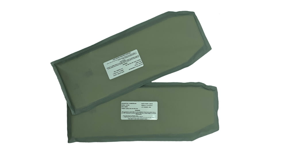 Shellback Tactical Level IIIA Banshee Elite 3.0 Soft Armor Cummerbund Inserts, White, Small/Medium, SBT-CLCIIIA-3.0-CMBD-SM