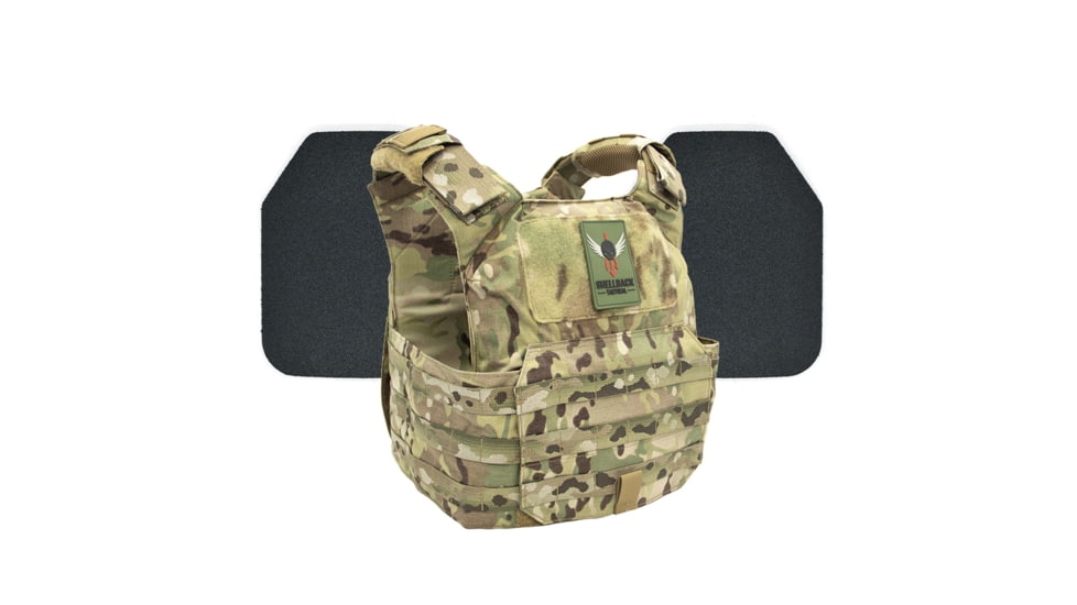Shellback Tactical Patriot Body Armor Kit with Level III+ Model P5mmSAO Armor Plates, Multicam, One Size, GSA-PATPC-P5MM-MC