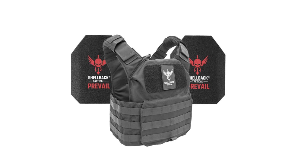 Shellback Tactical Patriot Level III Steel Plates Armor Kit, Black, One Size, GSA-PATPC-AR1000-BK