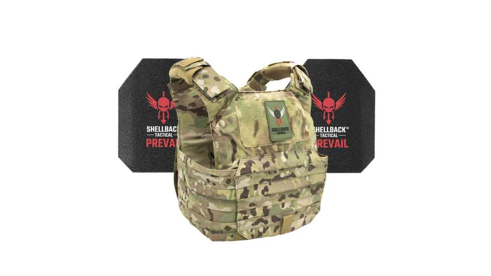 Shellback Tactical Patriot Level III Steel Plates Armor Kit, Multicam, One Size, GSA-PATPC-AR1000-MC