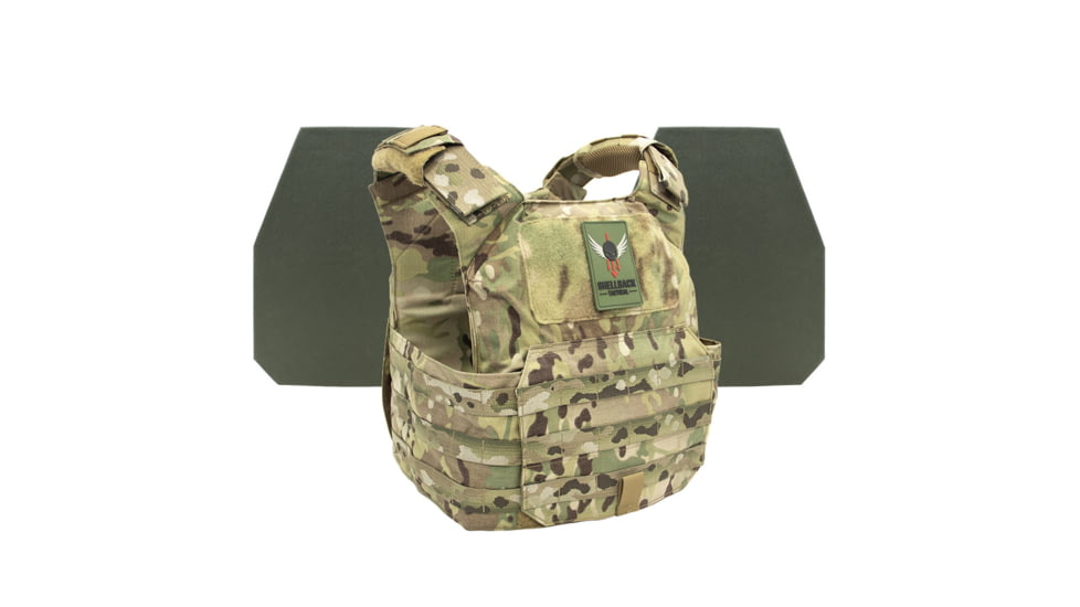 Shellback Tactical Patriot Level IV Body Armor Kit with Model L410 Plates, Multicam, One Size, GSA-PATPC-L410-MC