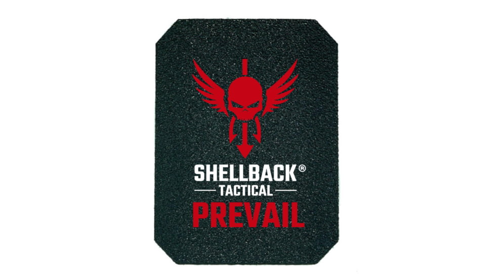 Shellback Tactical Prevail Series Stand Alone Level III Hard Armor Side Plate, 6x8 in, Black, SBT-AR1000RP-6-8-BK